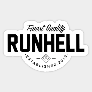 Runhell Finest Black Sticker